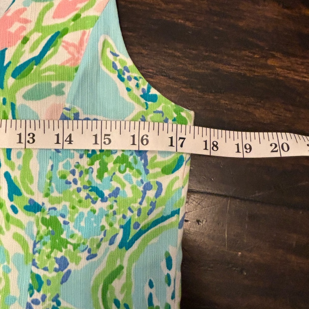 Lilly Pulitzer Blue Heaven Cathy Floral Shift Dress- size 6 - Picture 7 of 9